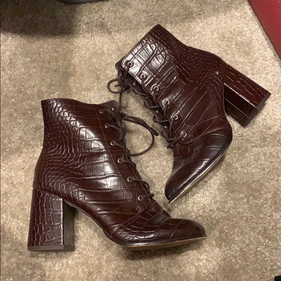 Forever 21 Shoes - Lace up booties Forever 21 Shoes - Lace up booties